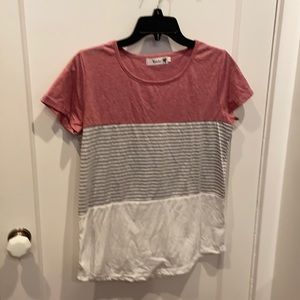 Yun Jey Striped Tee Shirt